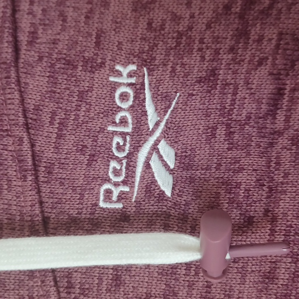 NWT Reebok Faux Fur Fleece Dusty Rose Womans Jacket Size Medium Full Zip Up - Picture 2 of 10